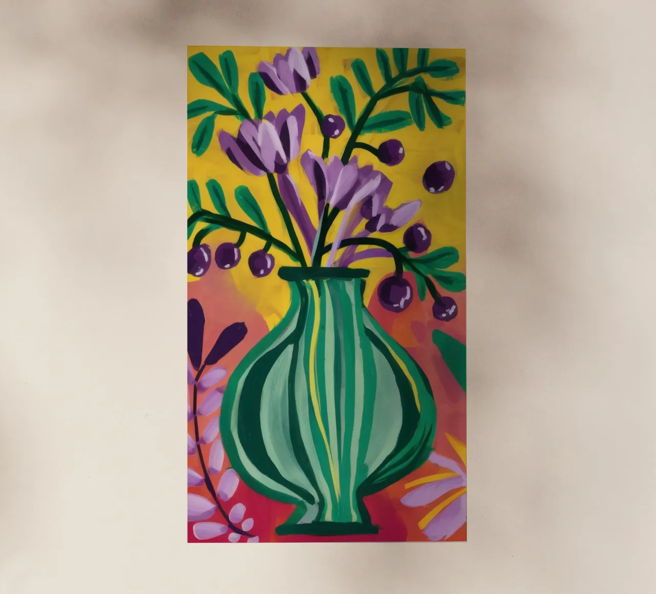 Vaso Veridian Vibrancy pellicola backlit da Bring Haven