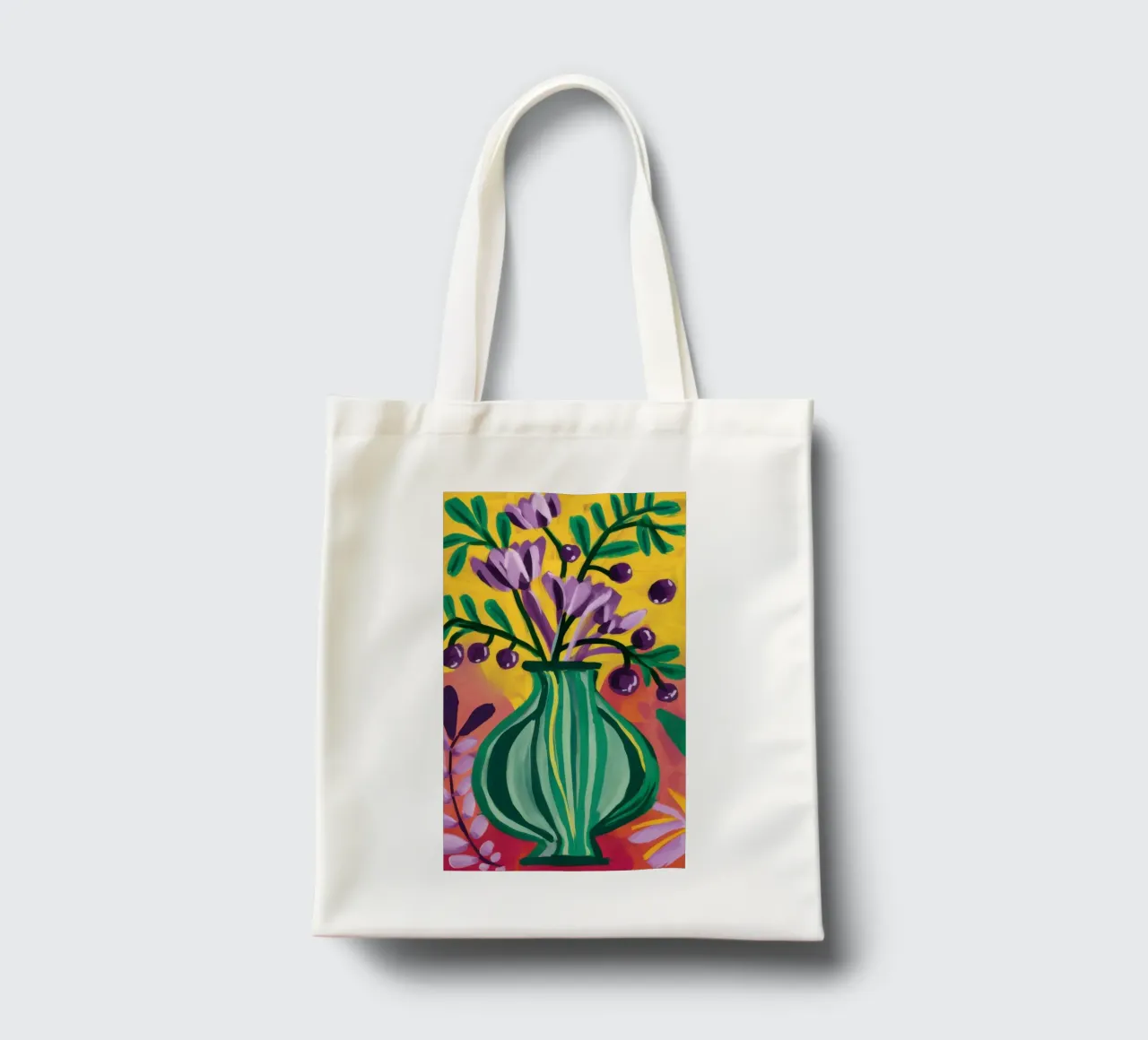 Veridian Vase Vibrancy tote bag by Bring Haven