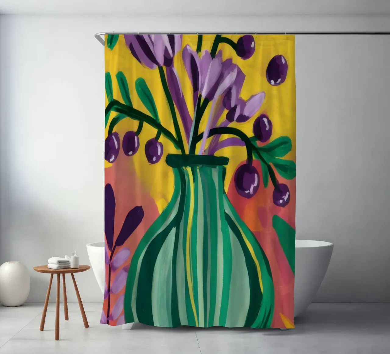 Vaso Veridian Vibrancy tenda da doccia da Bring Haven