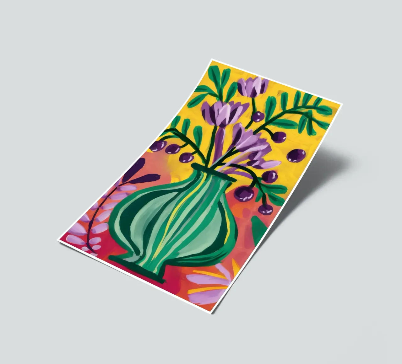 Veridiaanvaas Levendigheid stickervel van Bring Haven