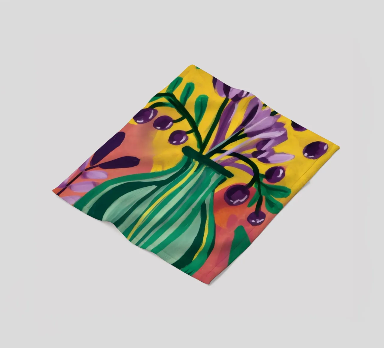 Vaso Veridian Vibrancy coperta in pile da Bring Haven