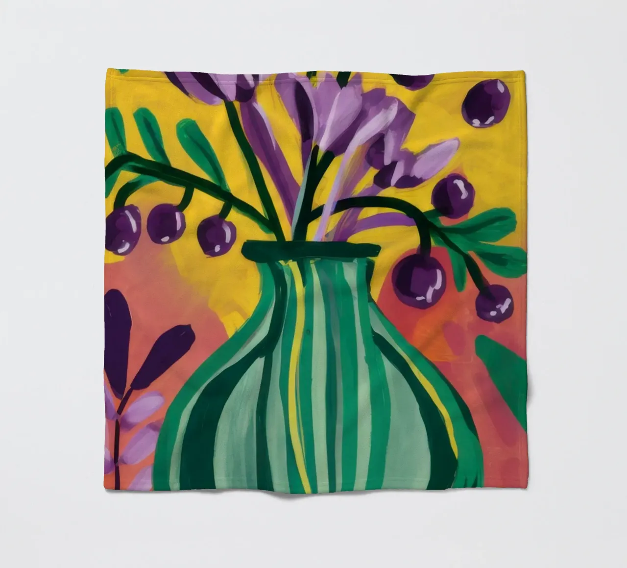 Vaso Veridian Vibrancy coperta in pile da Bring Haven