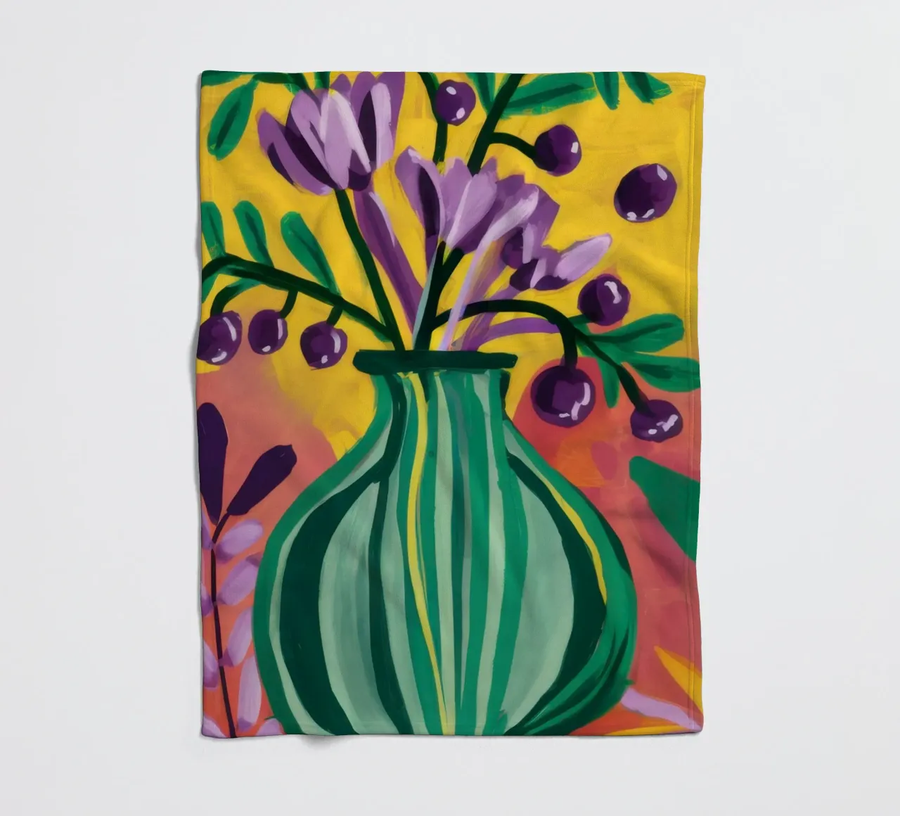 Vaso Veridian Vibrancy coperta in pile da Bring Haven
