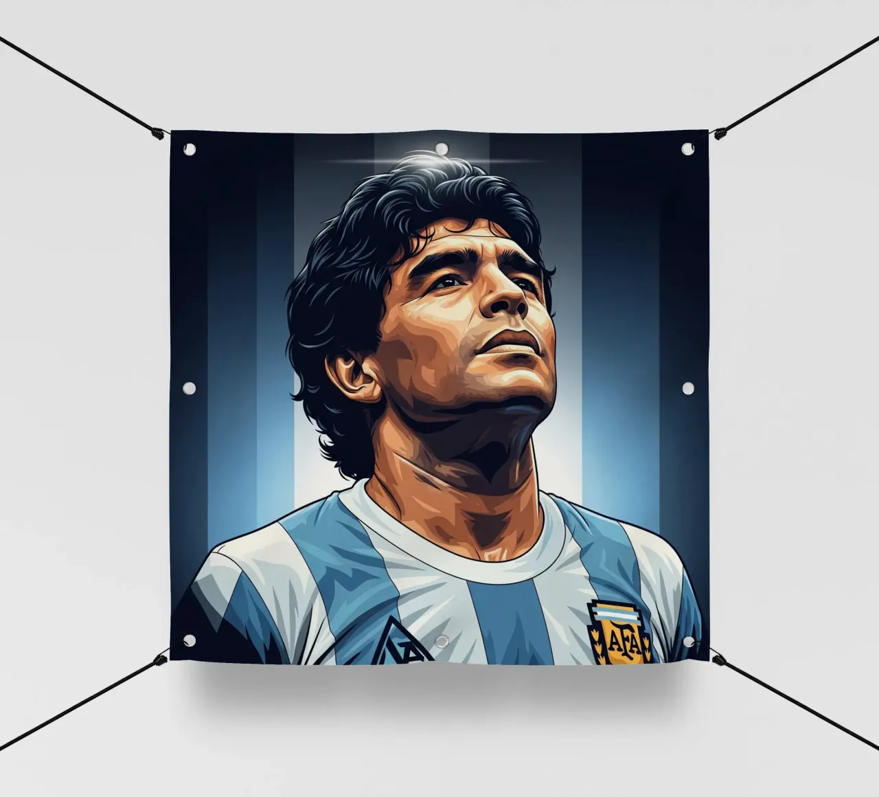 Diego Maradona telo in pvc da Lembayung art