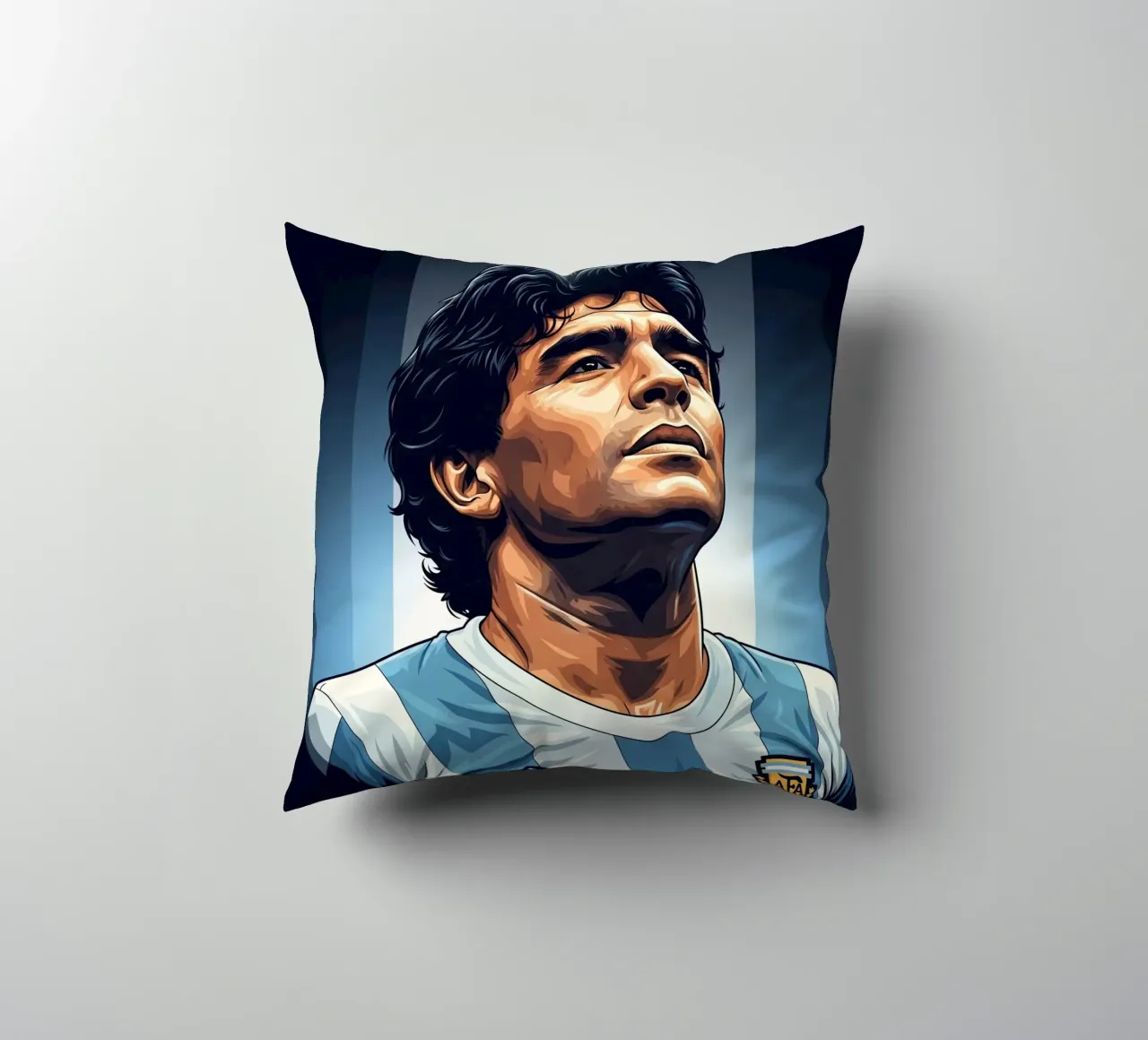 Diego Maradona cuscino da Lembayung art