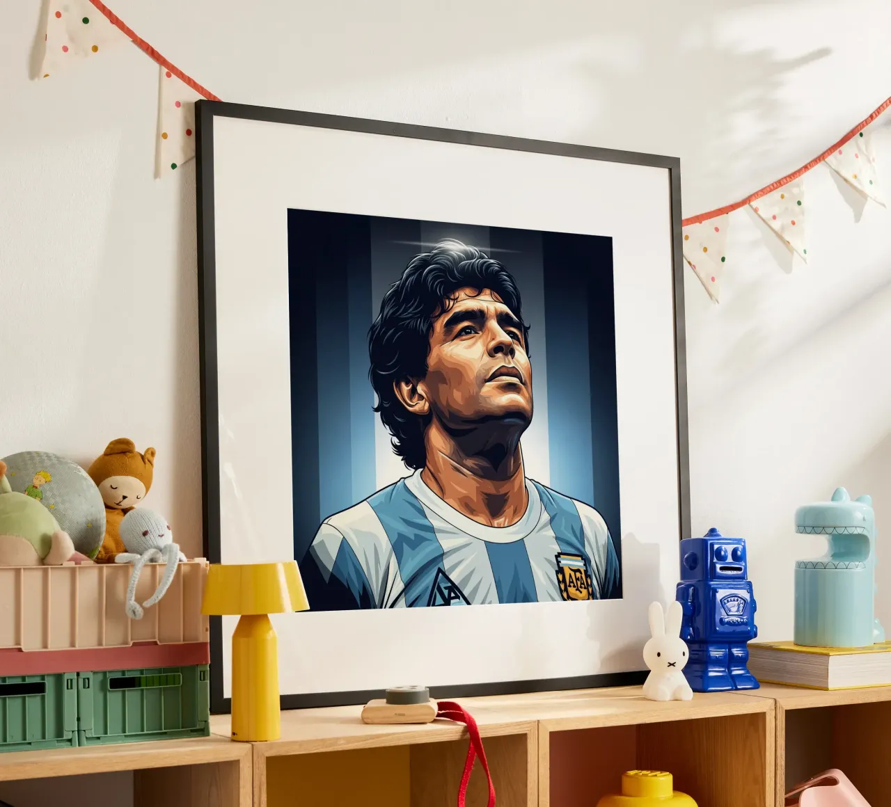 Diego Maradona carta hahnemühle da Lembayung art