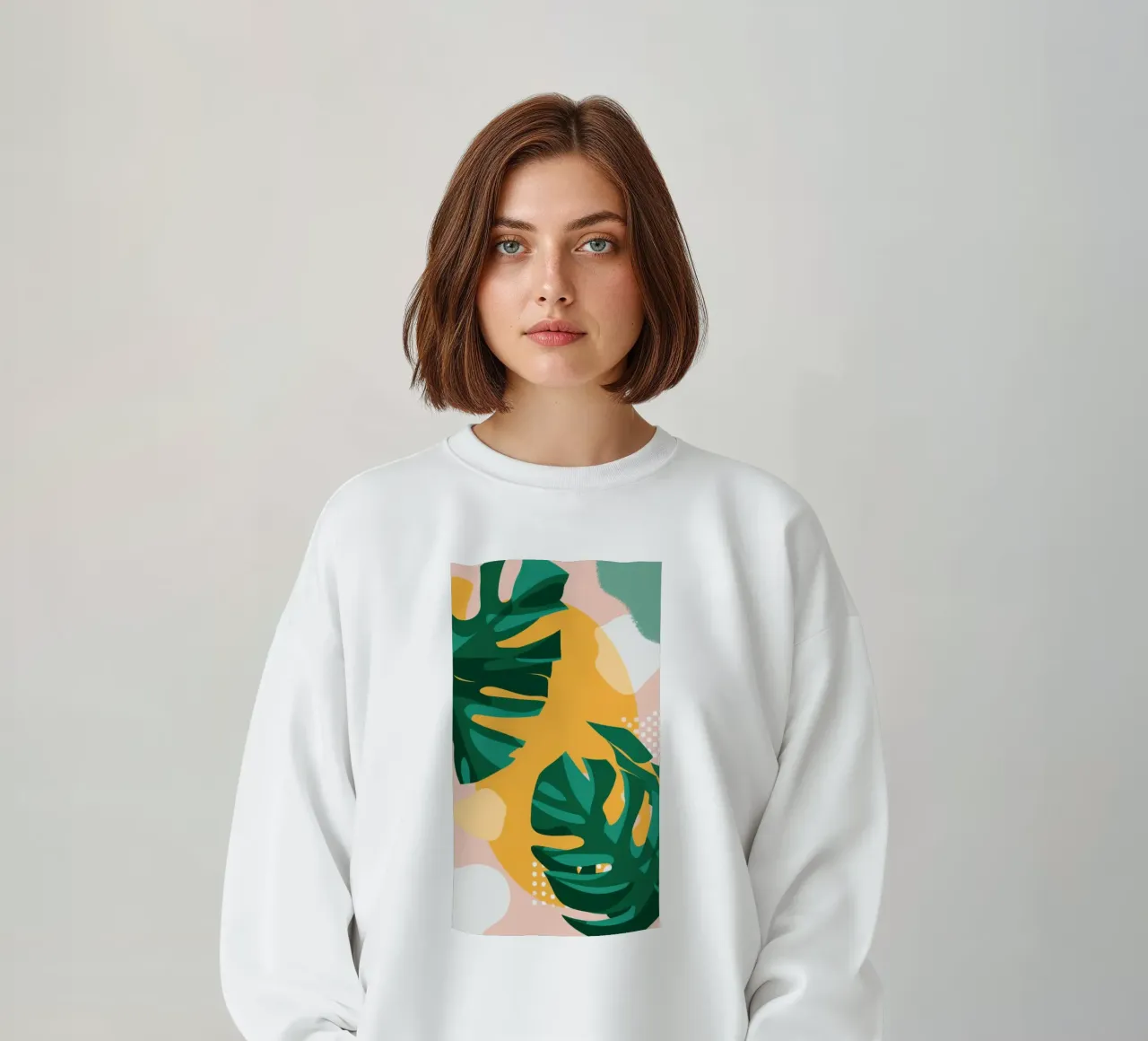 Monstera Golden Hour felpa da Bring Haven