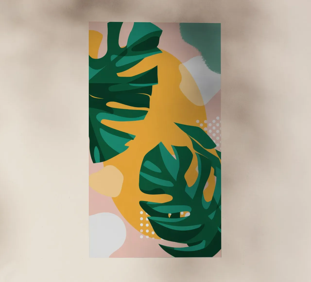 Monstera Golden Hour pellicola backlit da Bring Haven