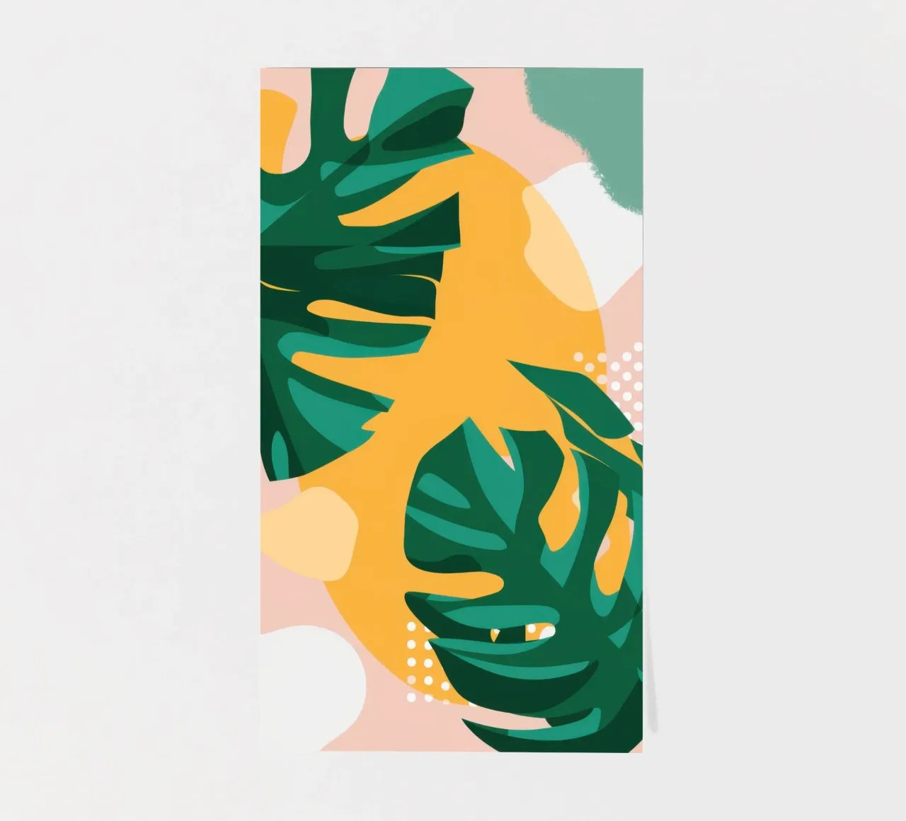 Monstera Golden Hour sticker sheet by Bring Haven