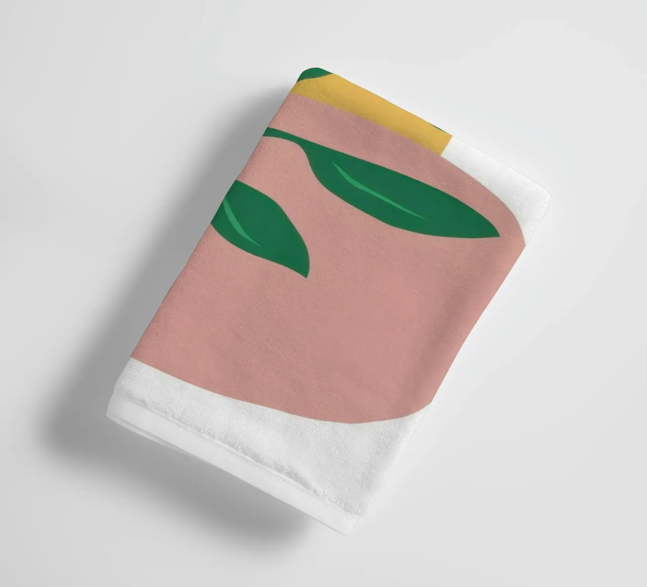 Minimalist Leaf Form towel by Veil Maya