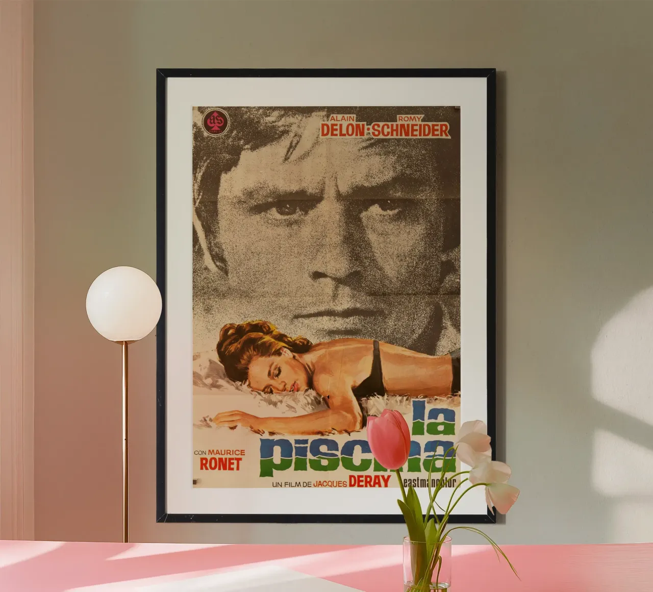 La piscina La Piscine Vintage poster da Queenshop