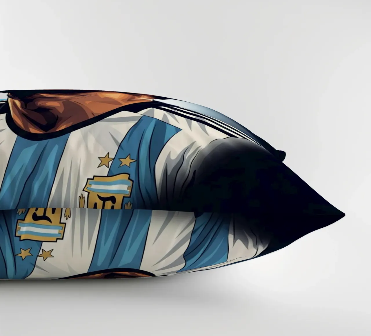 Lionel Messi cuscino da Lembayung art