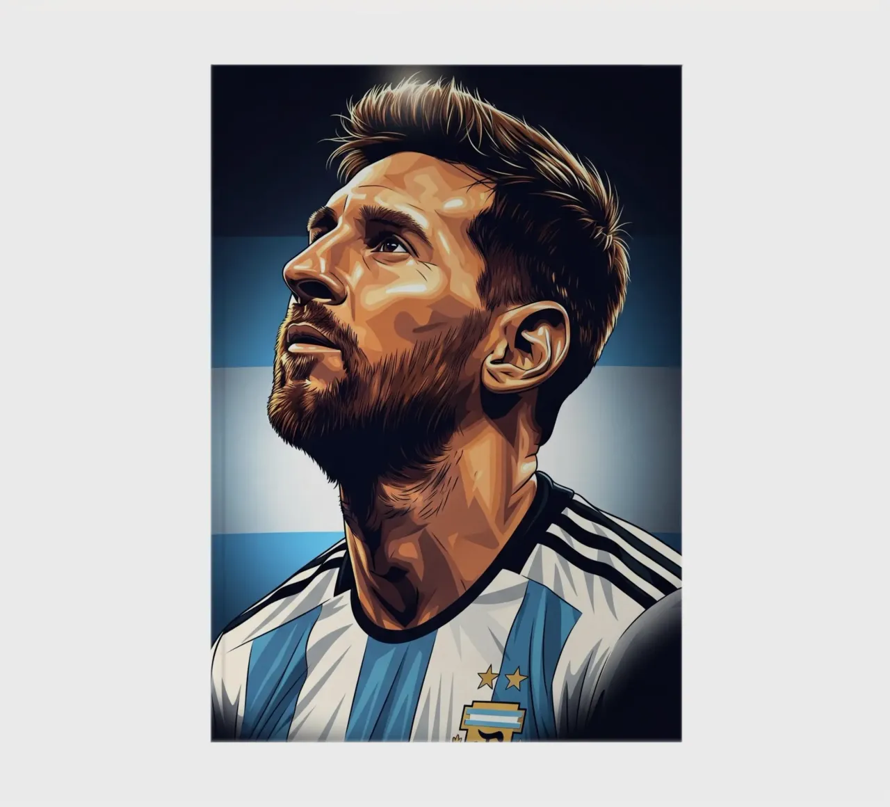 Lionel Messi notitieboek van Lembayung art