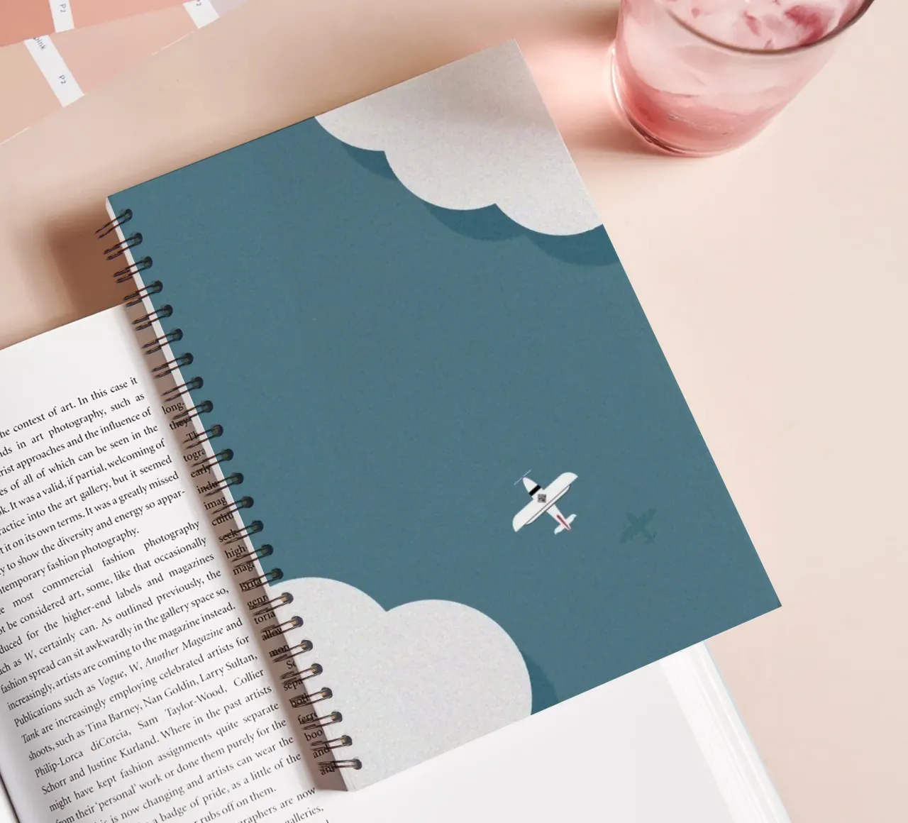 airplane pilot spiral notebook by Histrol