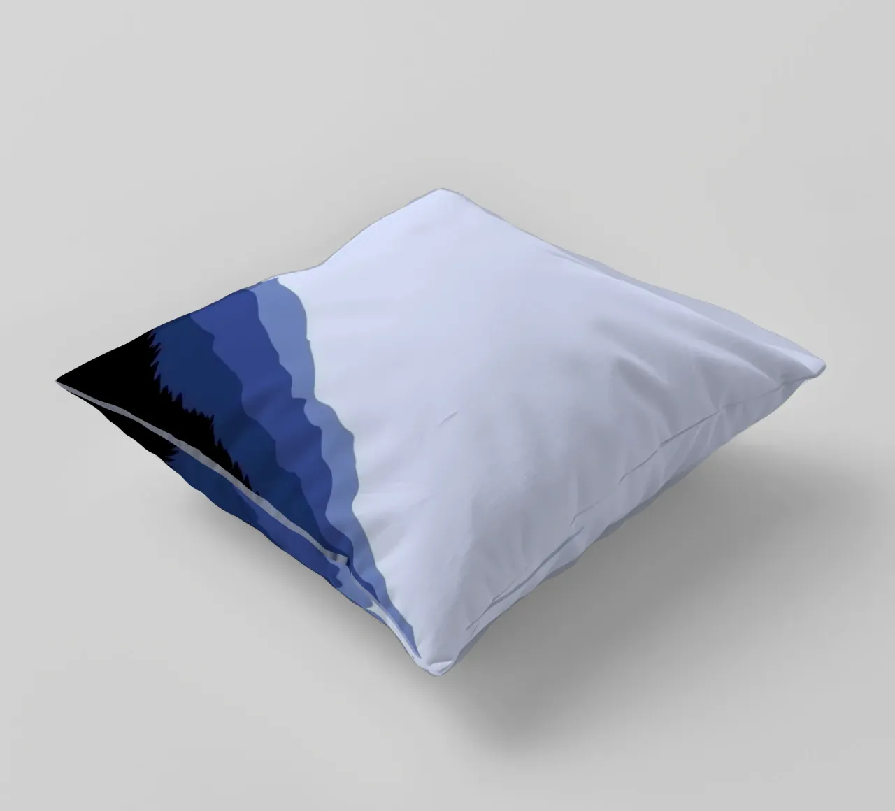 forest tree line cuscino da prindy