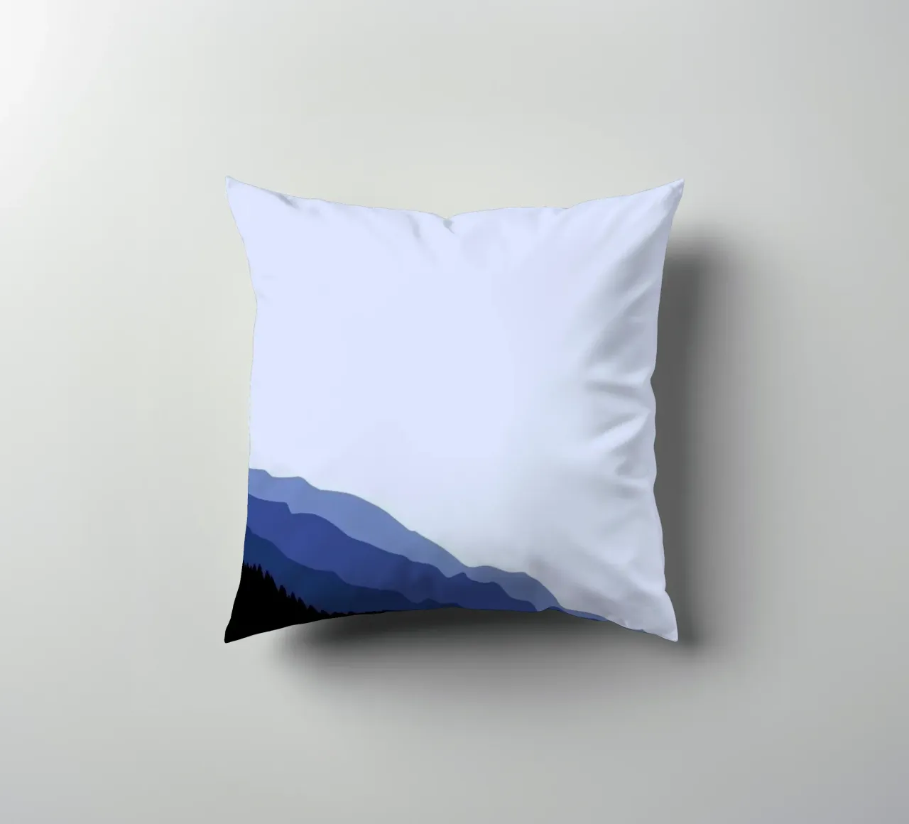 forest tree line cuscino da prindy