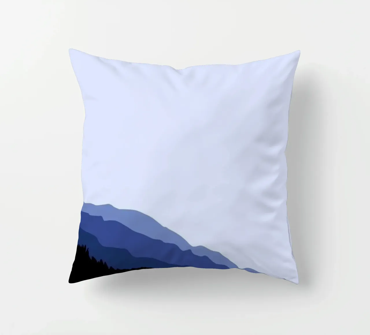 forest tree line cuscino da prindy