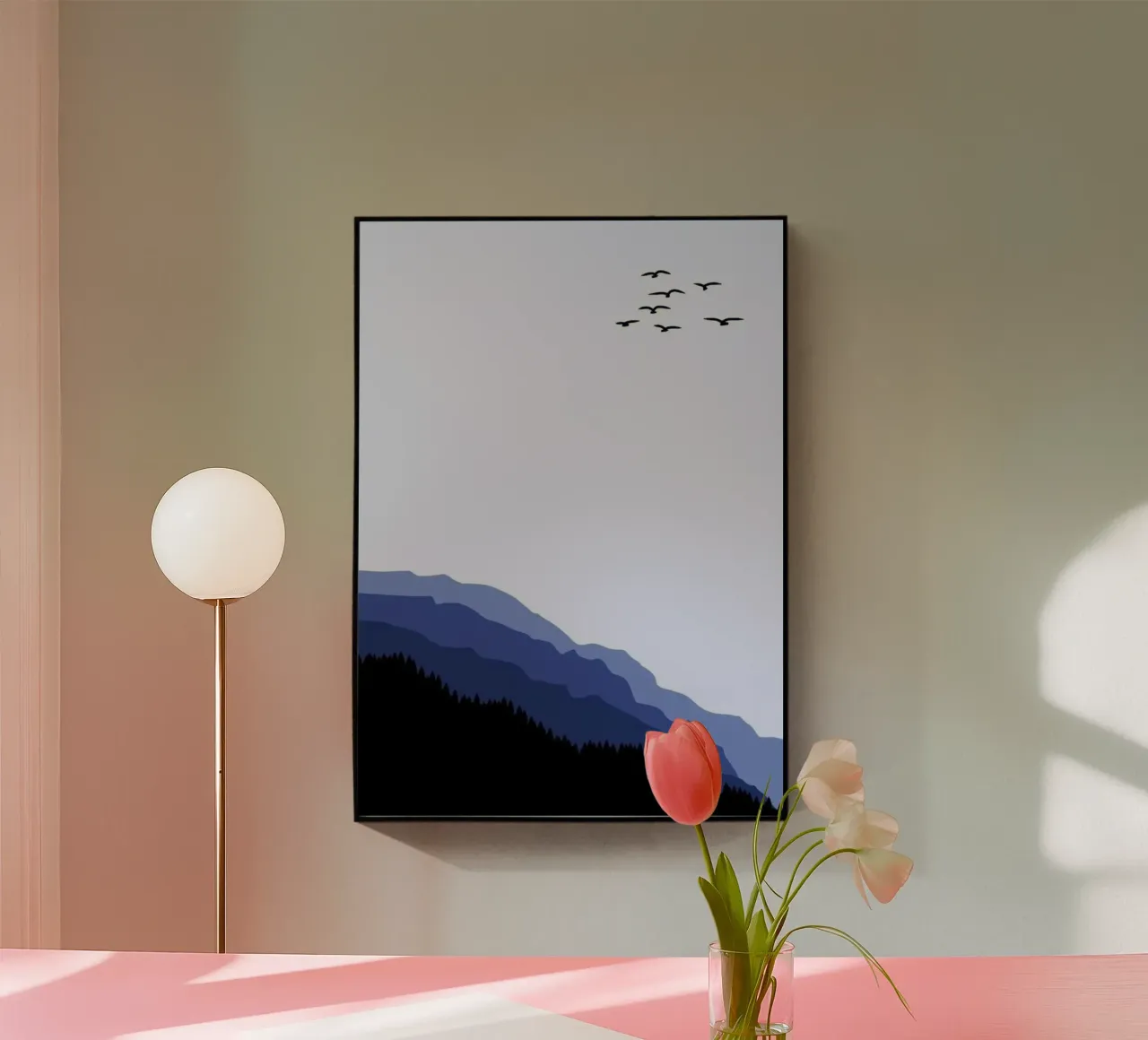 forest tree line plexiglass da prindy