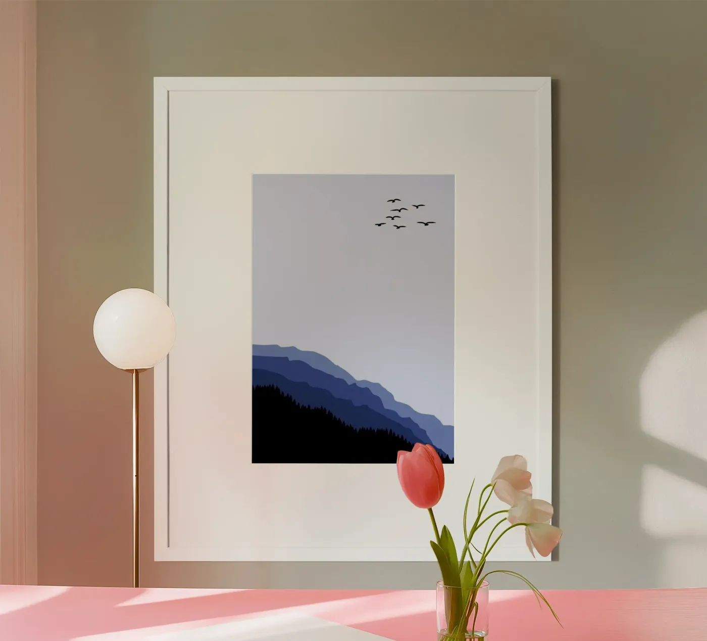 forest tree line poster da prindy