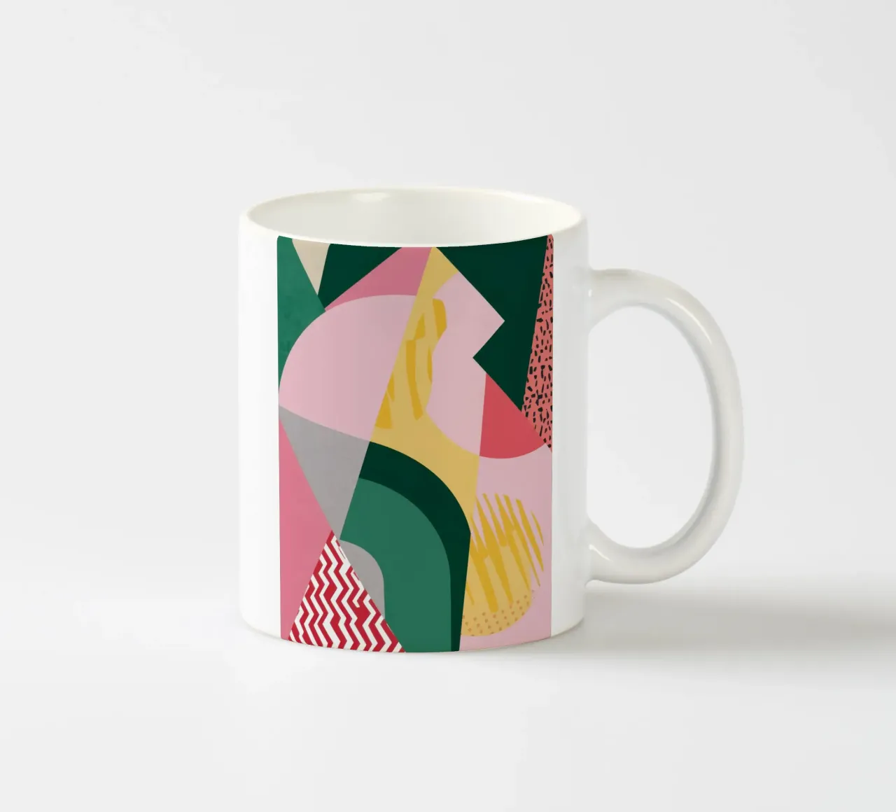 Decostruzione di figure a pastello tazza in ceramica da Bring Haven