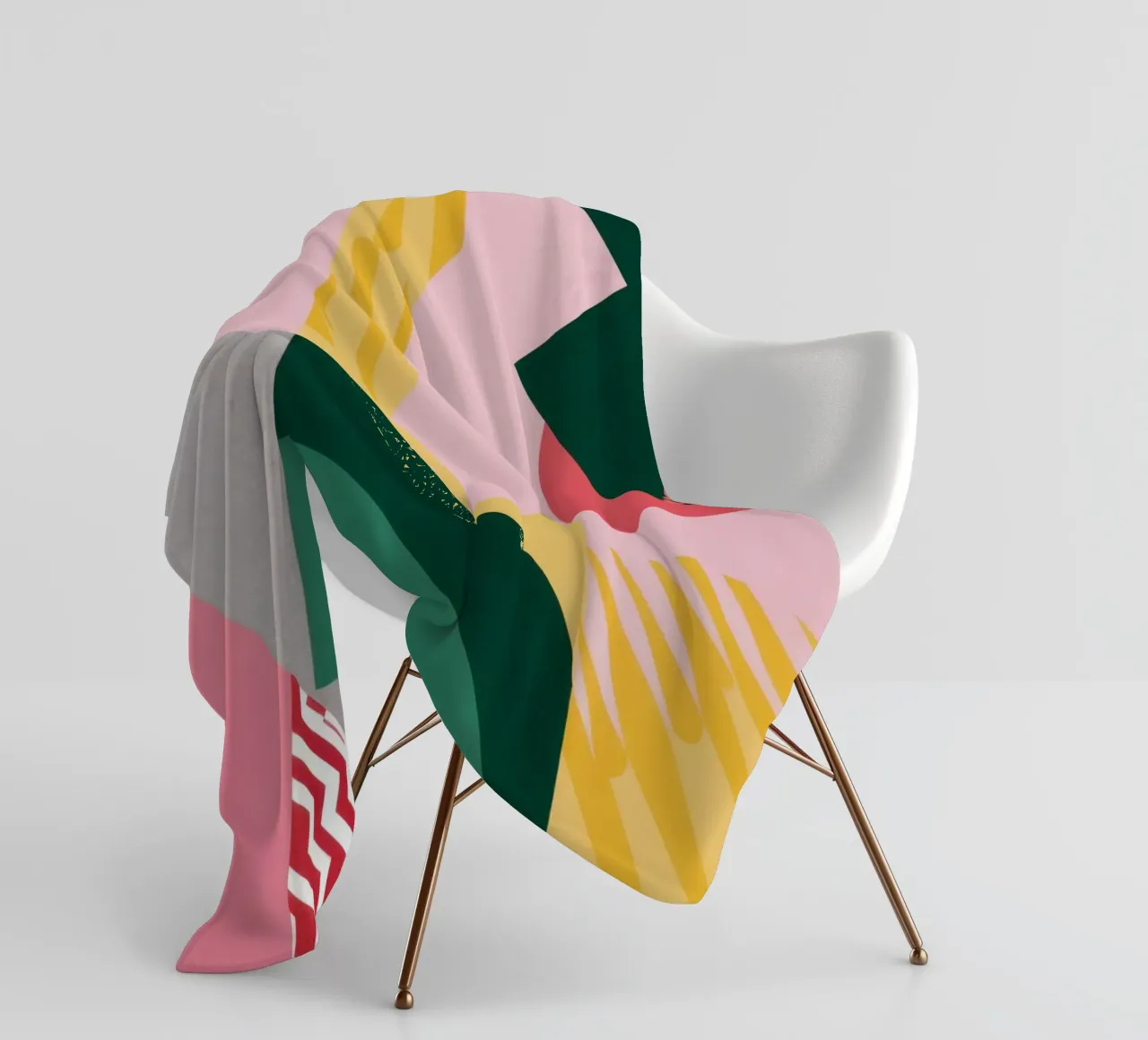 Decostruzione di figure a pastello coperta in pile da Bring Haven