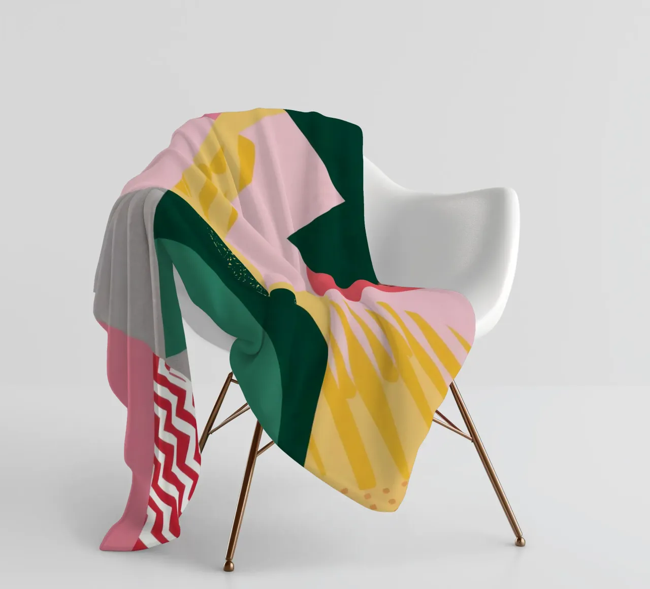 Decostruzione di figure a pastello coperta in pile da Bring Haven