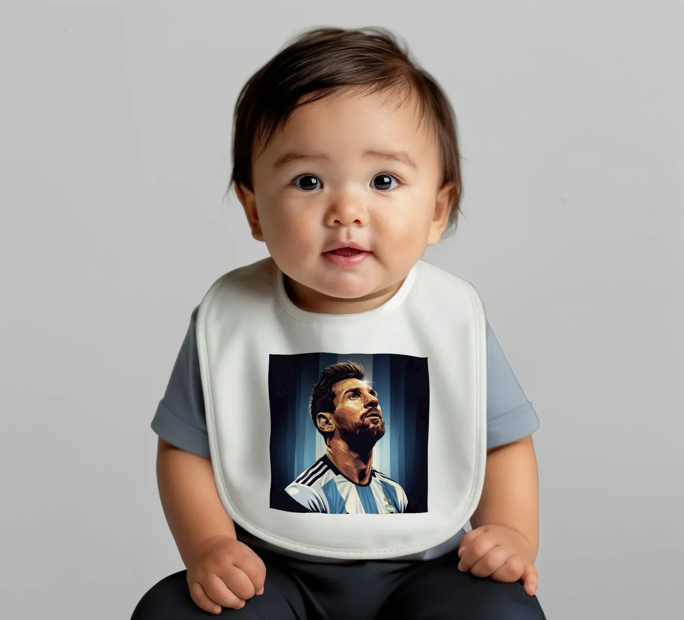 Messi Babylätzchen von Lembayung art