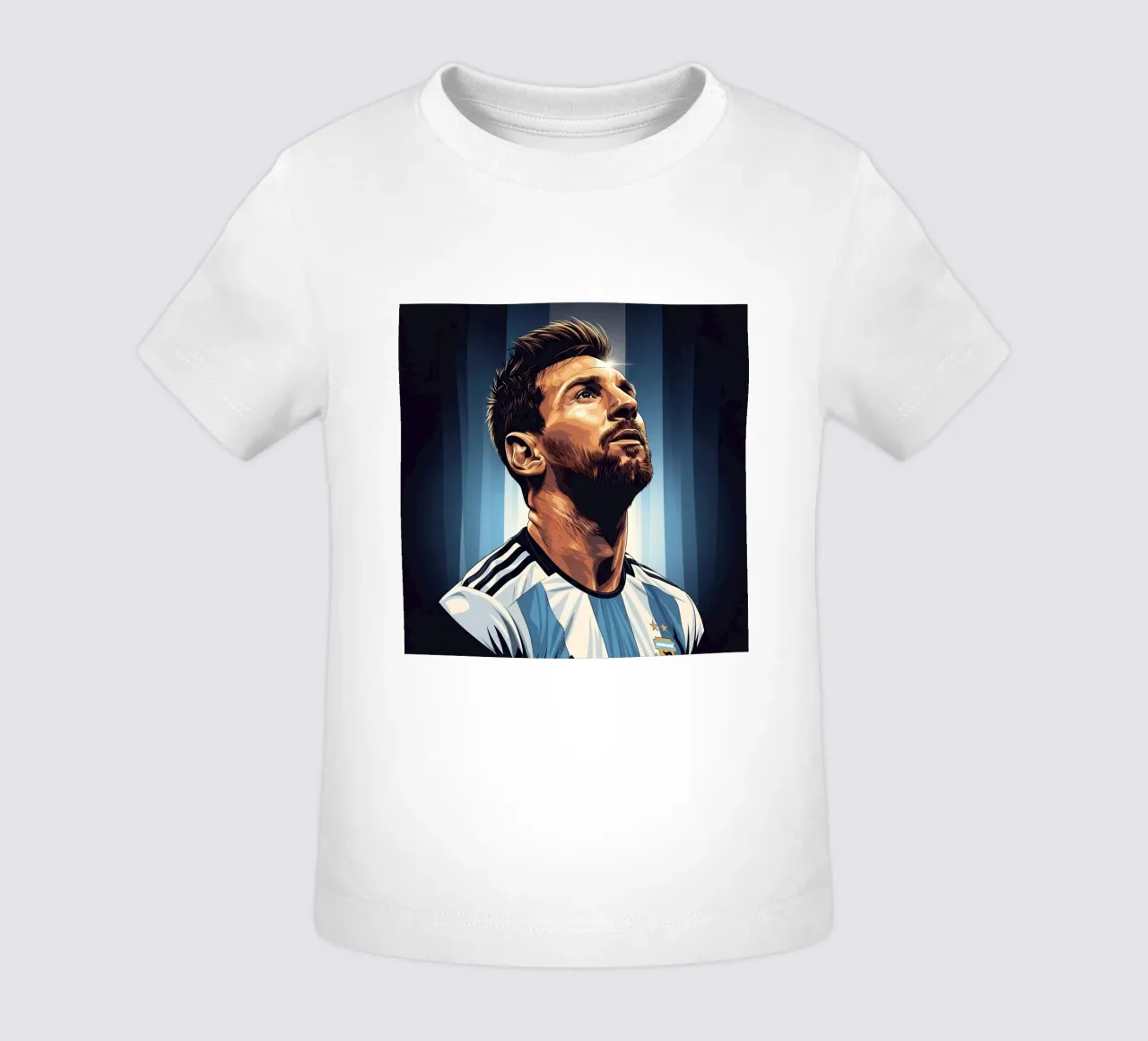 Messi maglietta neonato da Lembayung art