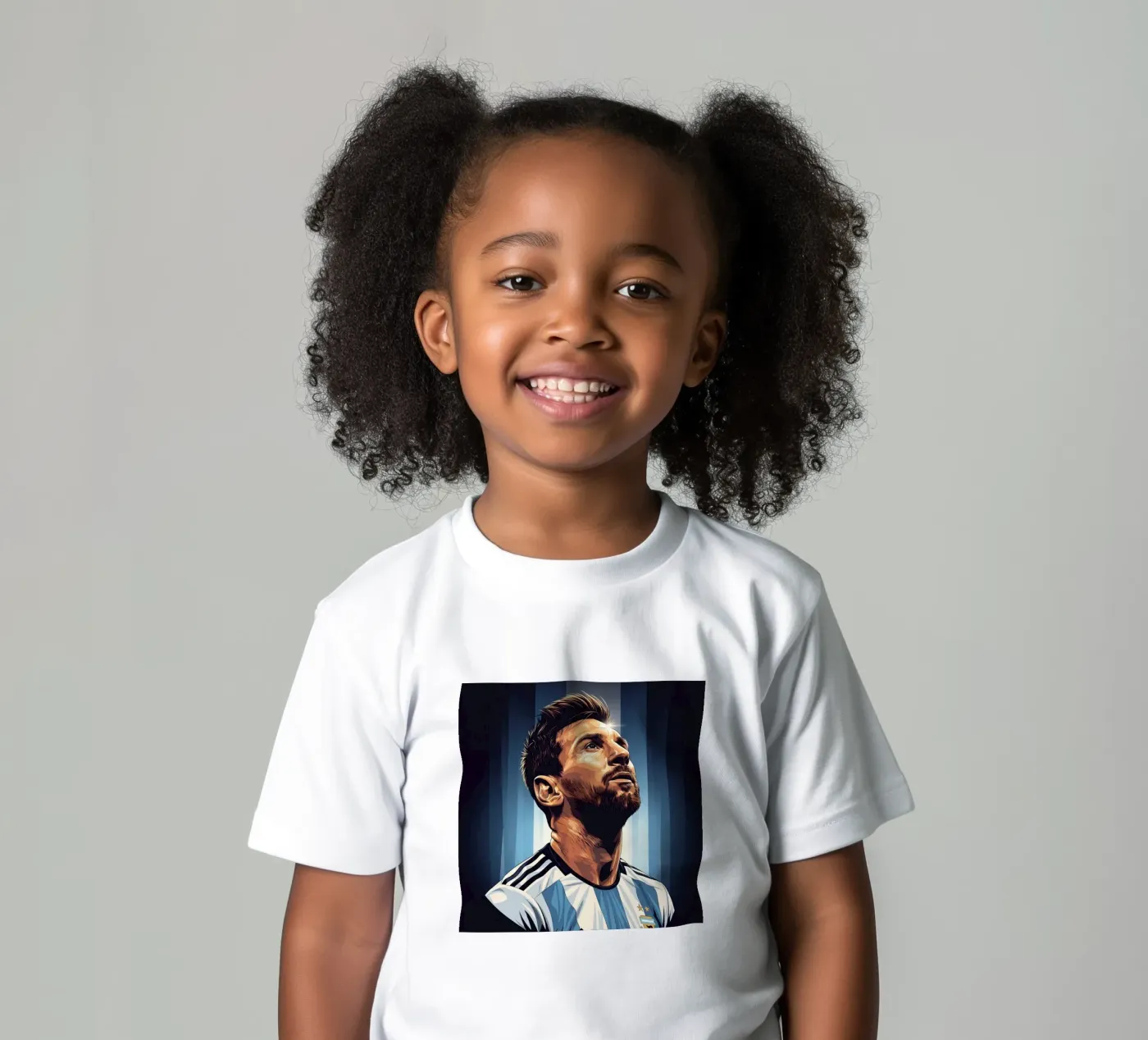 Messi t-shirt bambini da Lembayung art