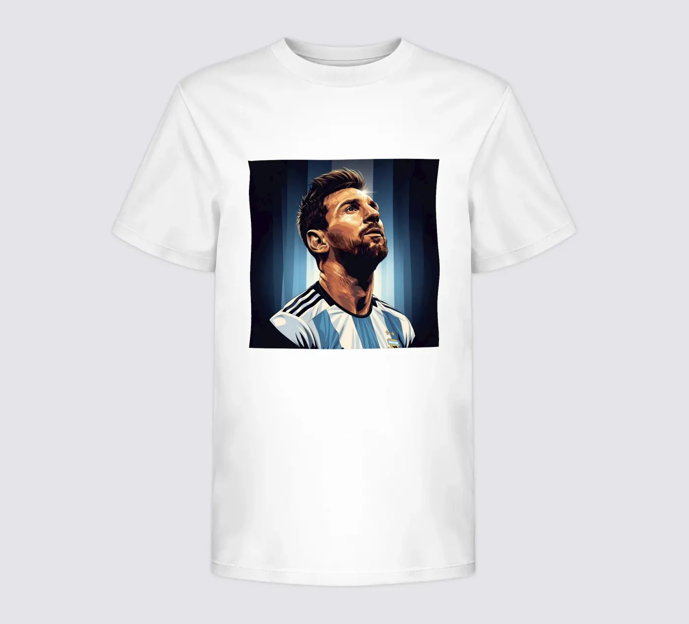 Messi t-shirt bambini da Lembayung art