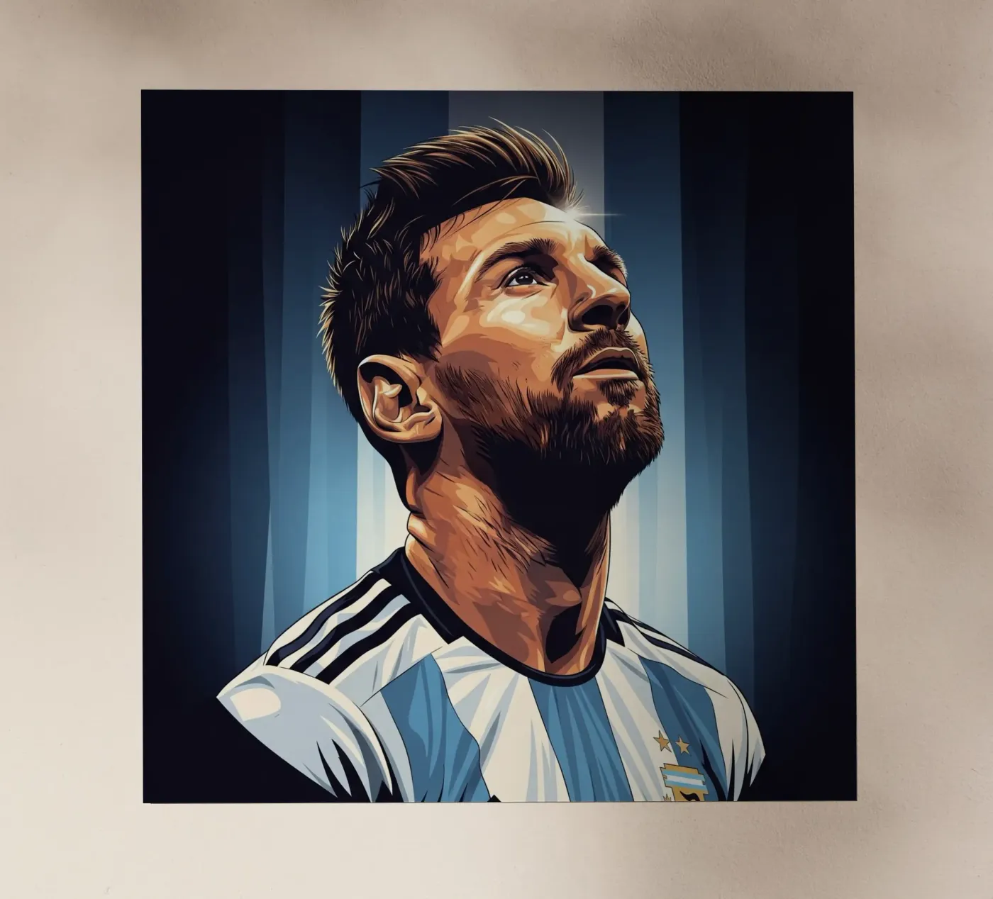 Messi pellicola backlit da Lembayung art