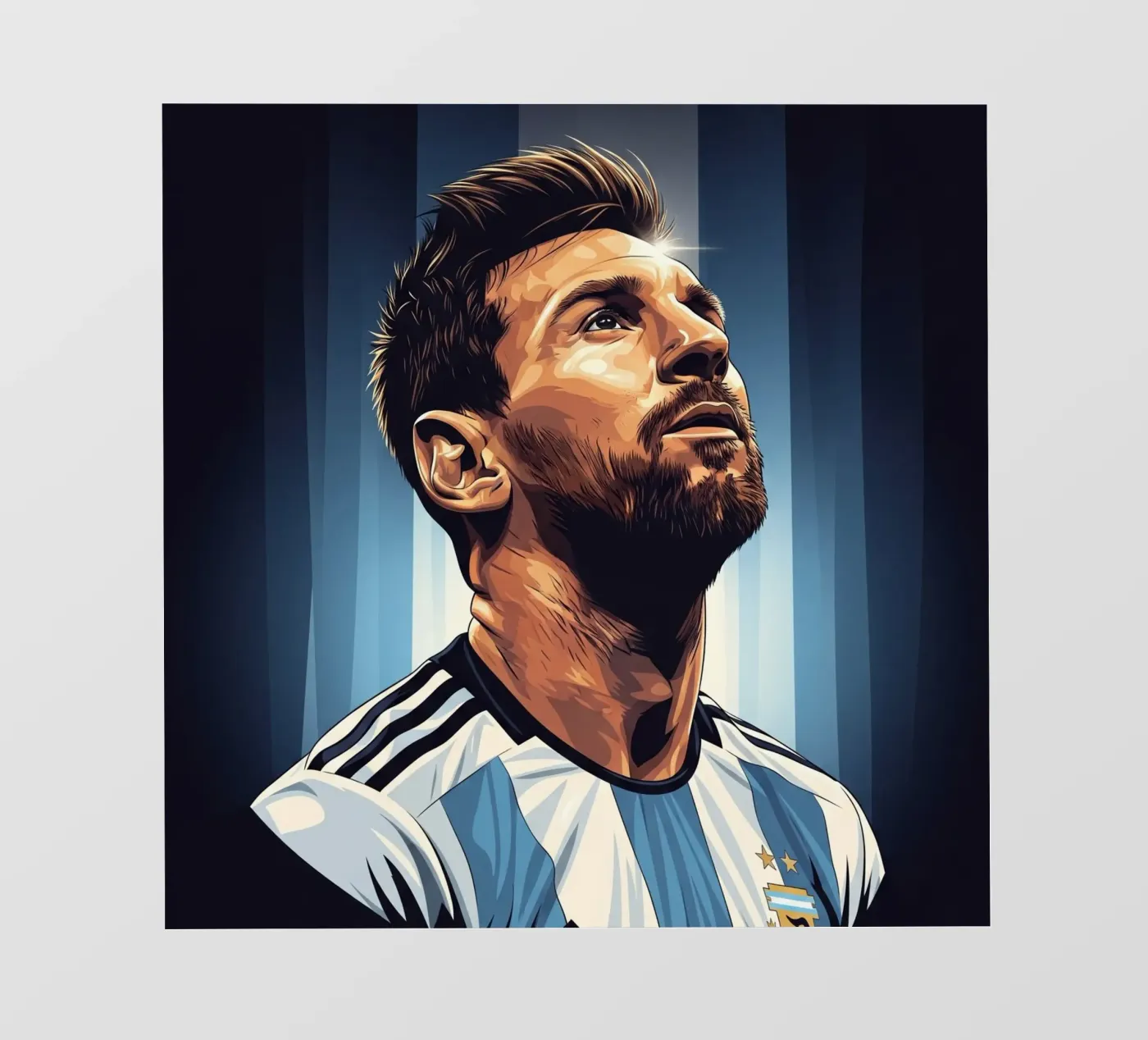 Messi pellicola backlit da Lembayung art