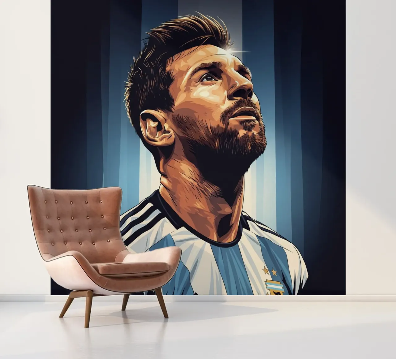Messi photo wallpaper by Lembayung art