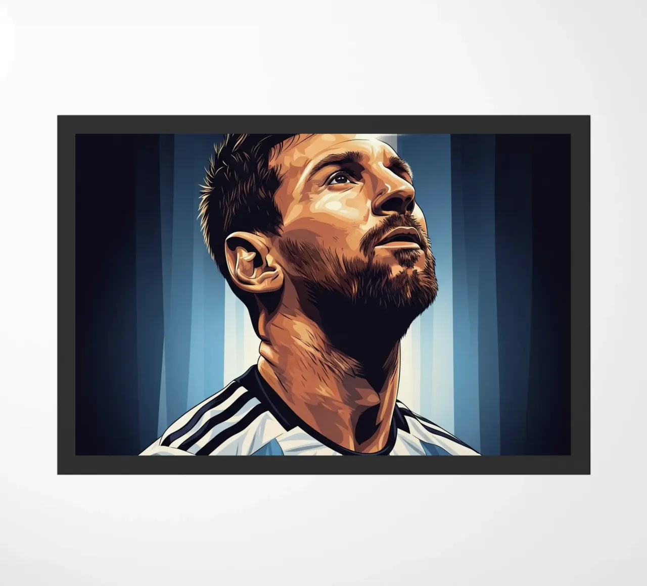 Messi doormat by Lembayung art