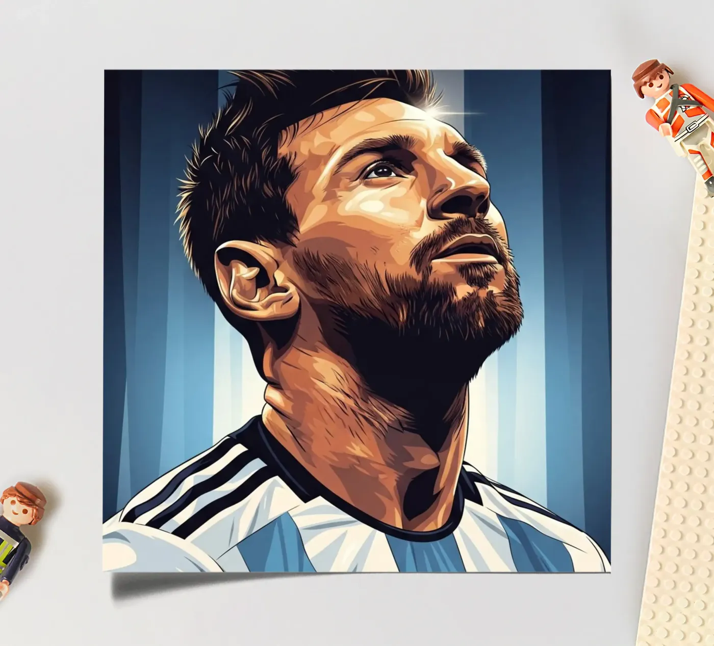 Messi sticker sheet by Lembayung art