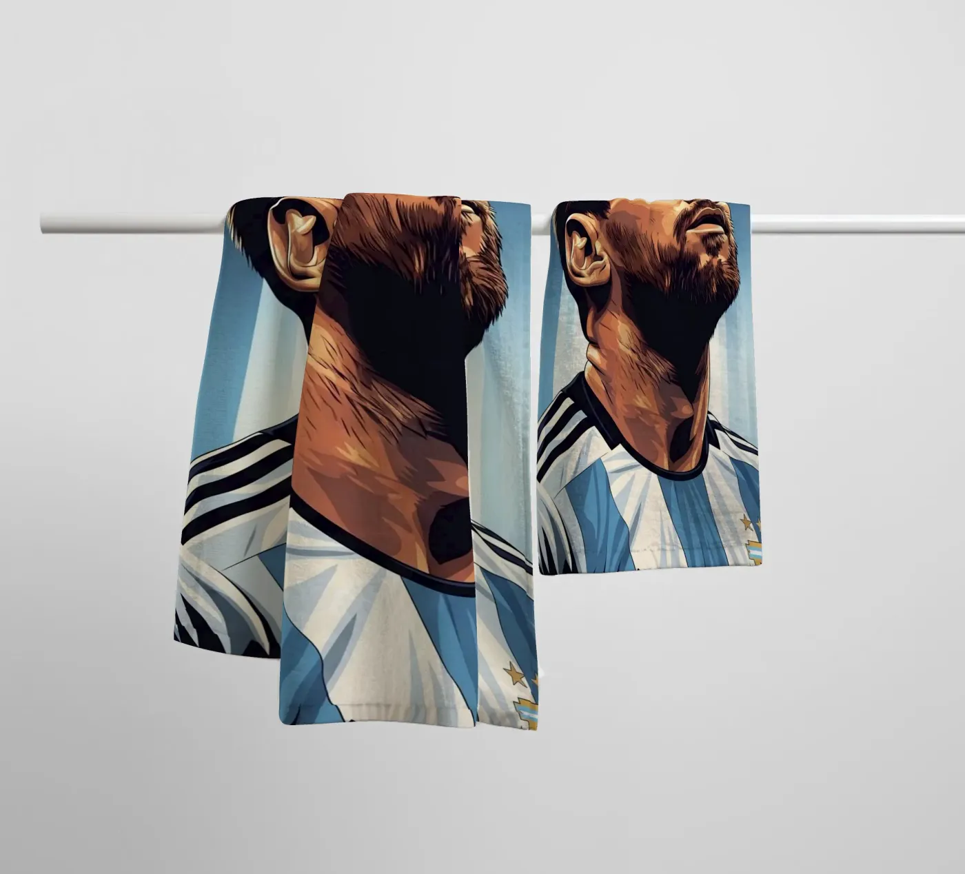 Messi asciugamano da bagno da Lembayung art