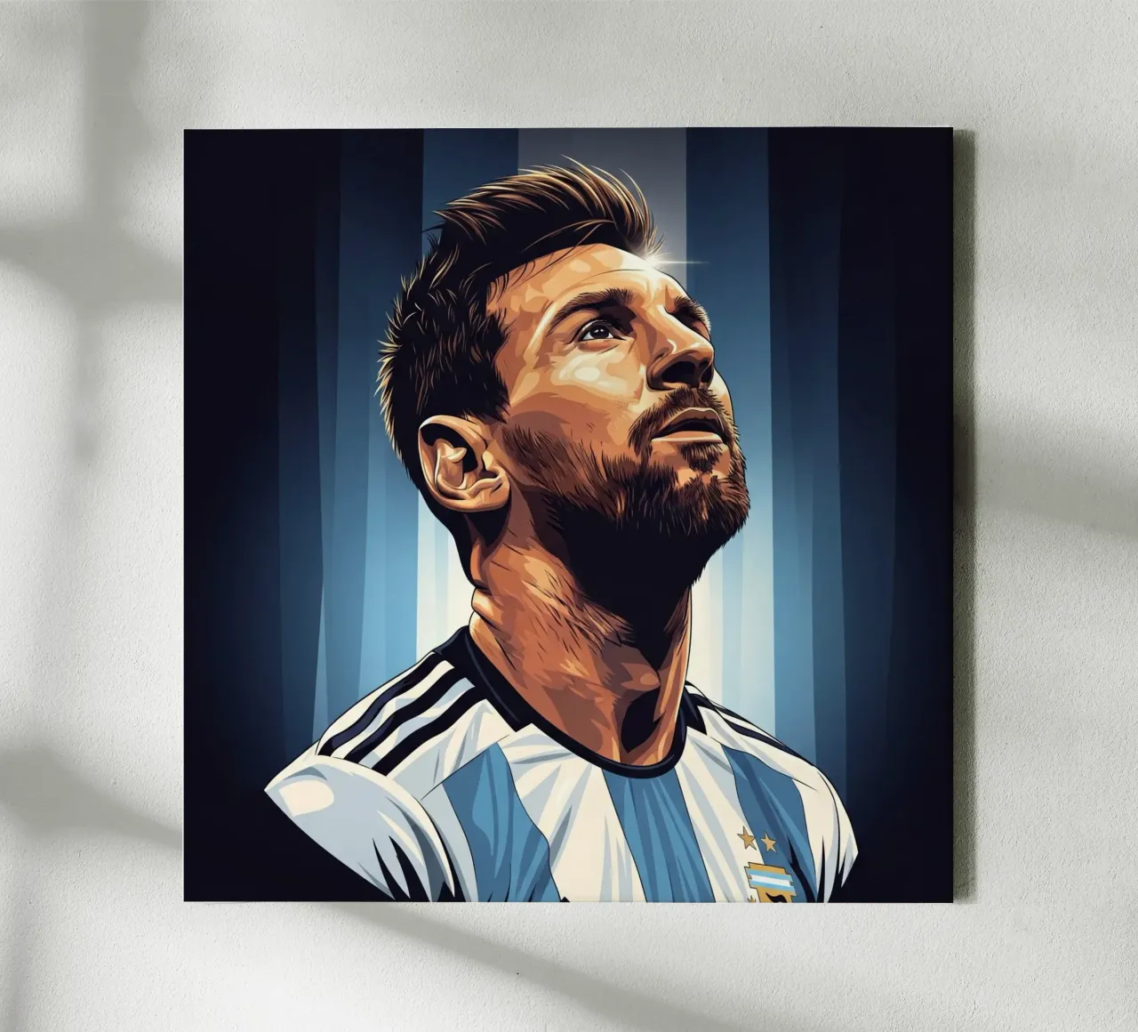 Messi tela con Cornice a cassetta da Lembayung art