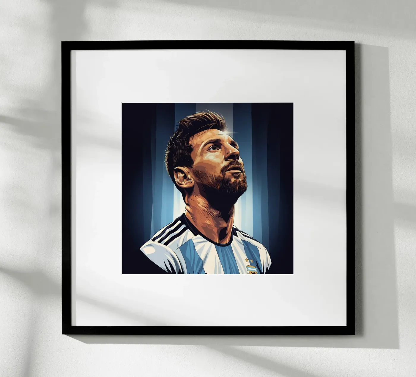 Messi poster by Lembayung art