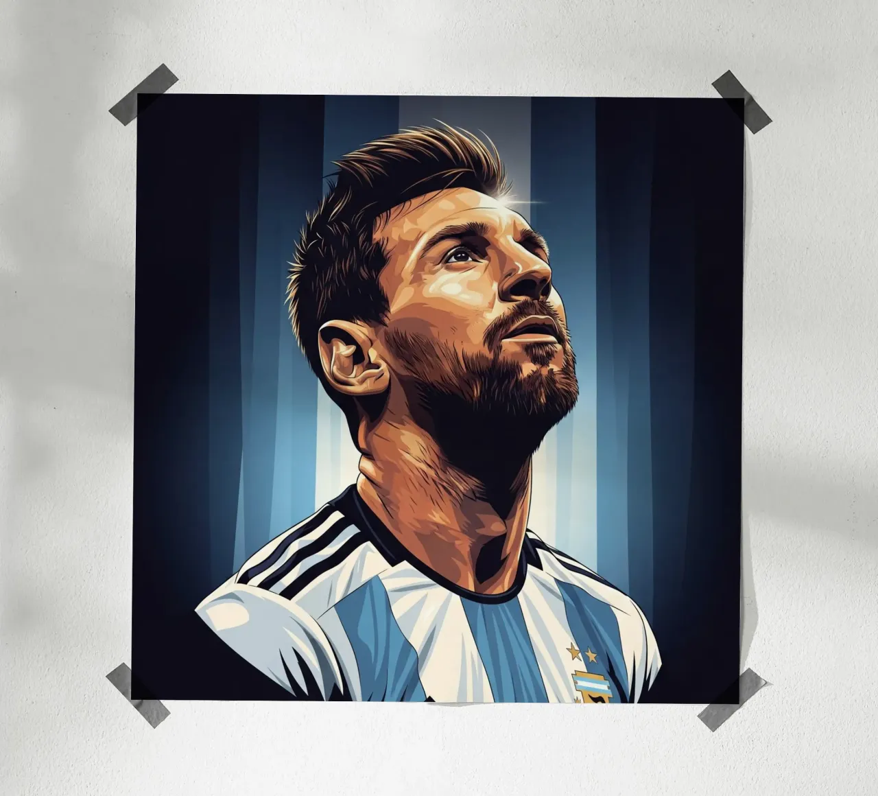 Messi poster da Lembayung art