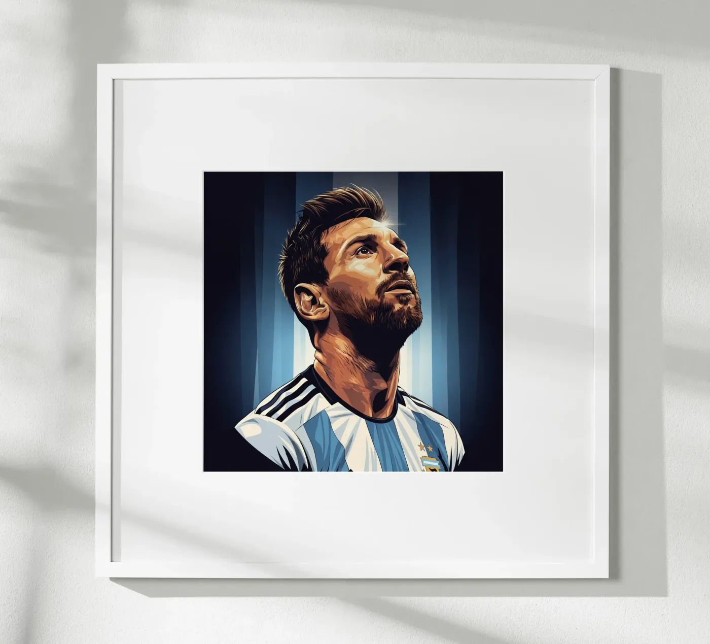 Messi poster by Lembayung art