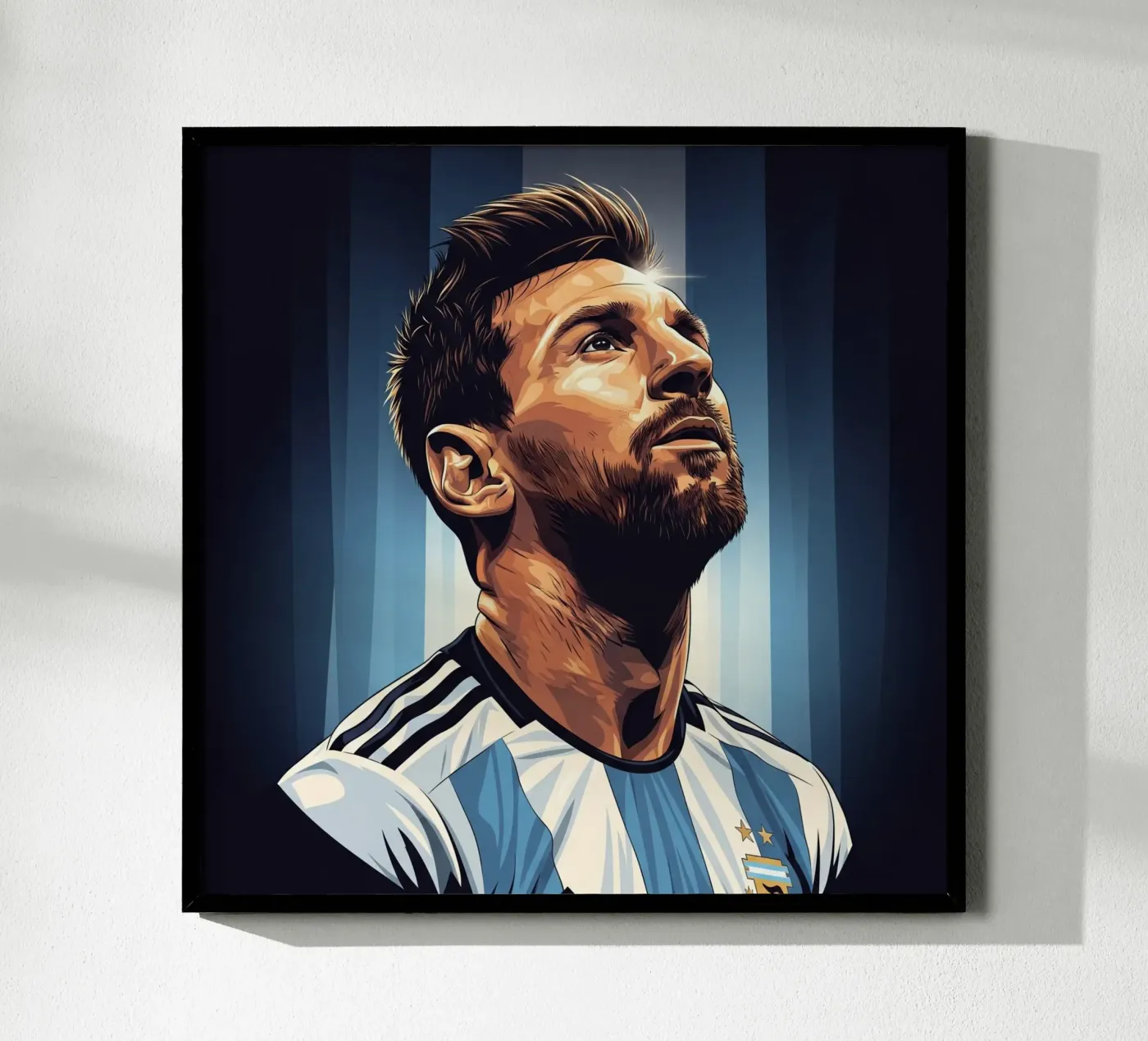 Messi poster by Lembayung art