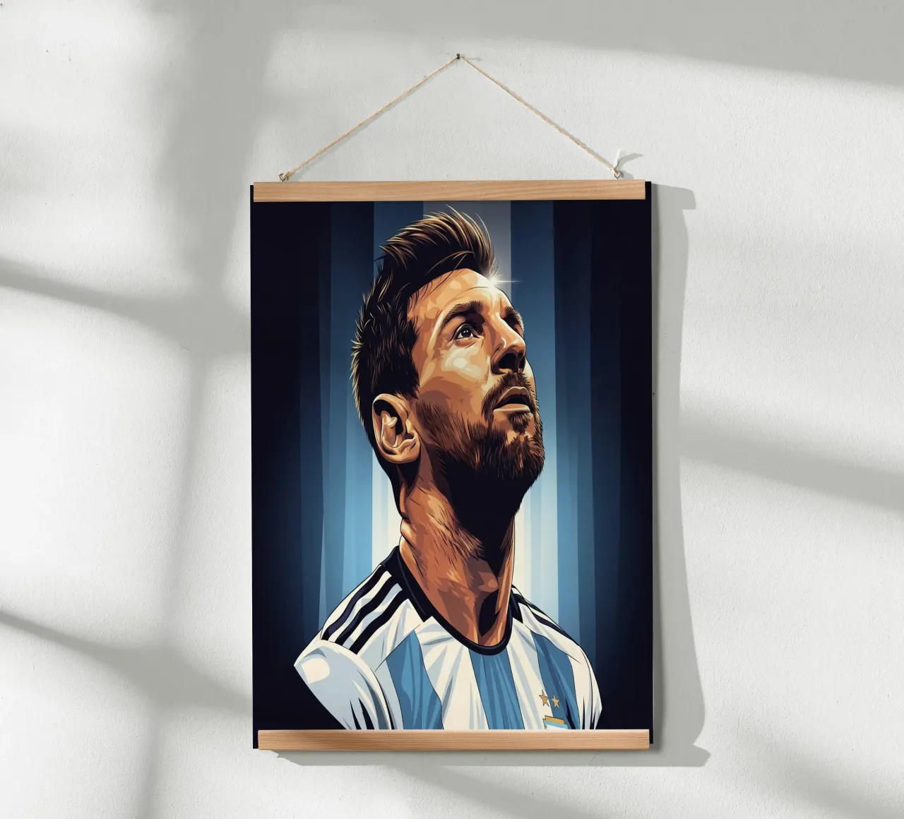Messi poster da Lembayung art