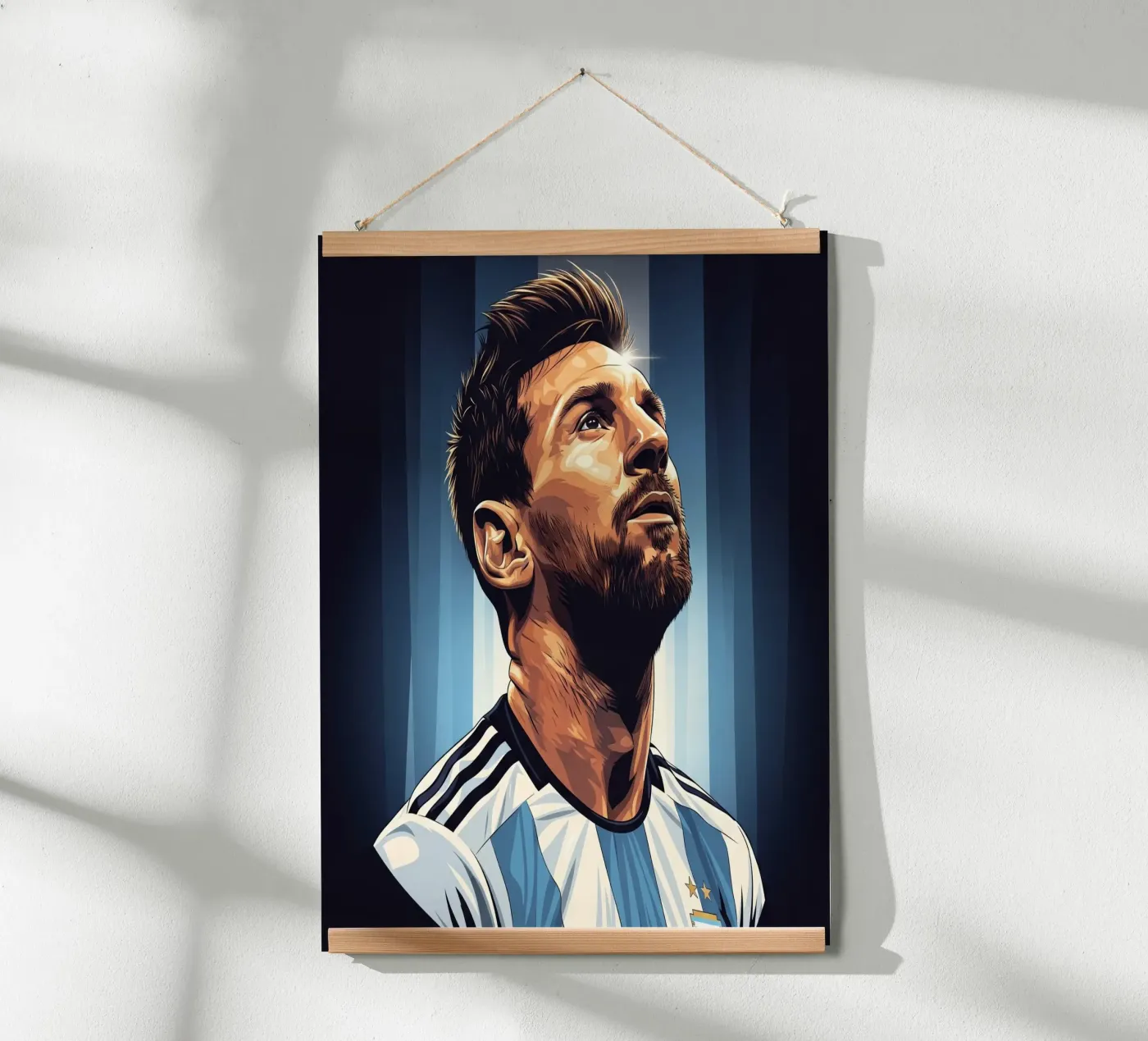Messi poster by Lembayung art