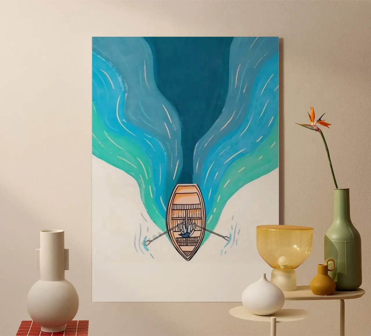 flow movement acrylic glass by prindy