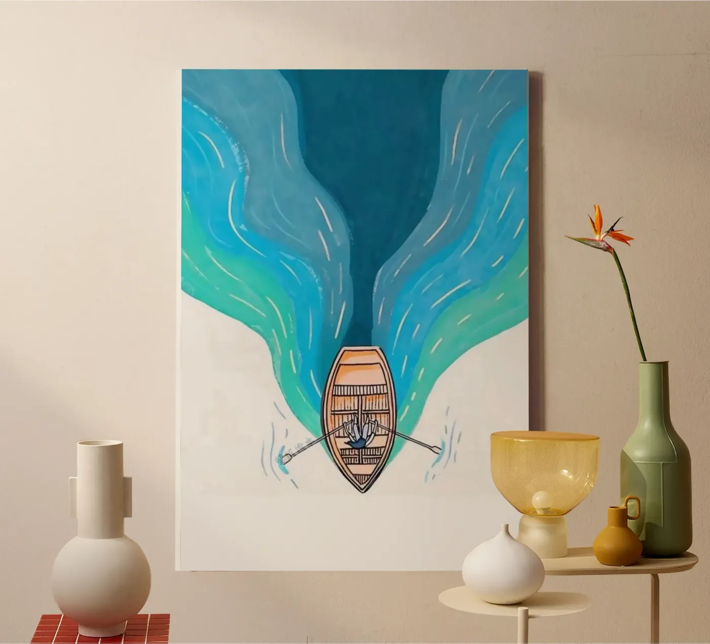 flow movement canvas van prindy