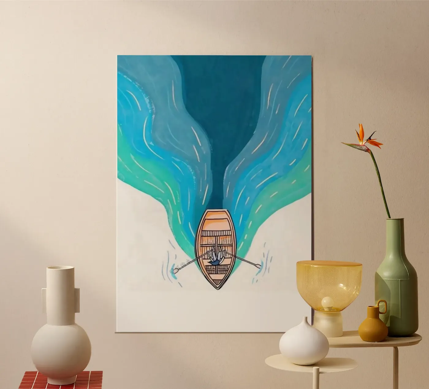 flow movement Poster von prindy