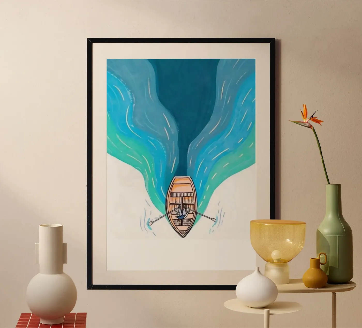 flow movement Poster von prindy