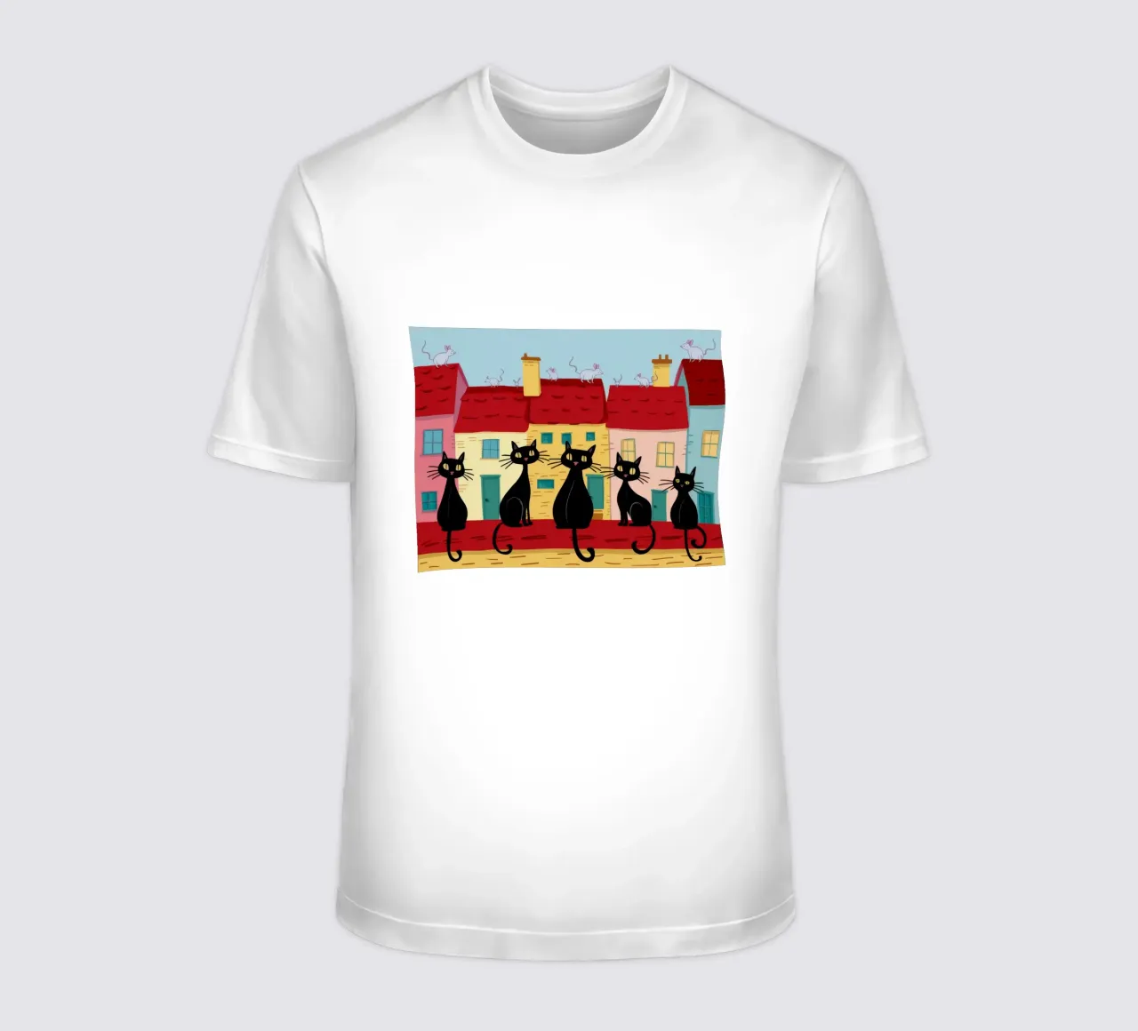 Gatti sul tetto t-shirt da Veil Maya