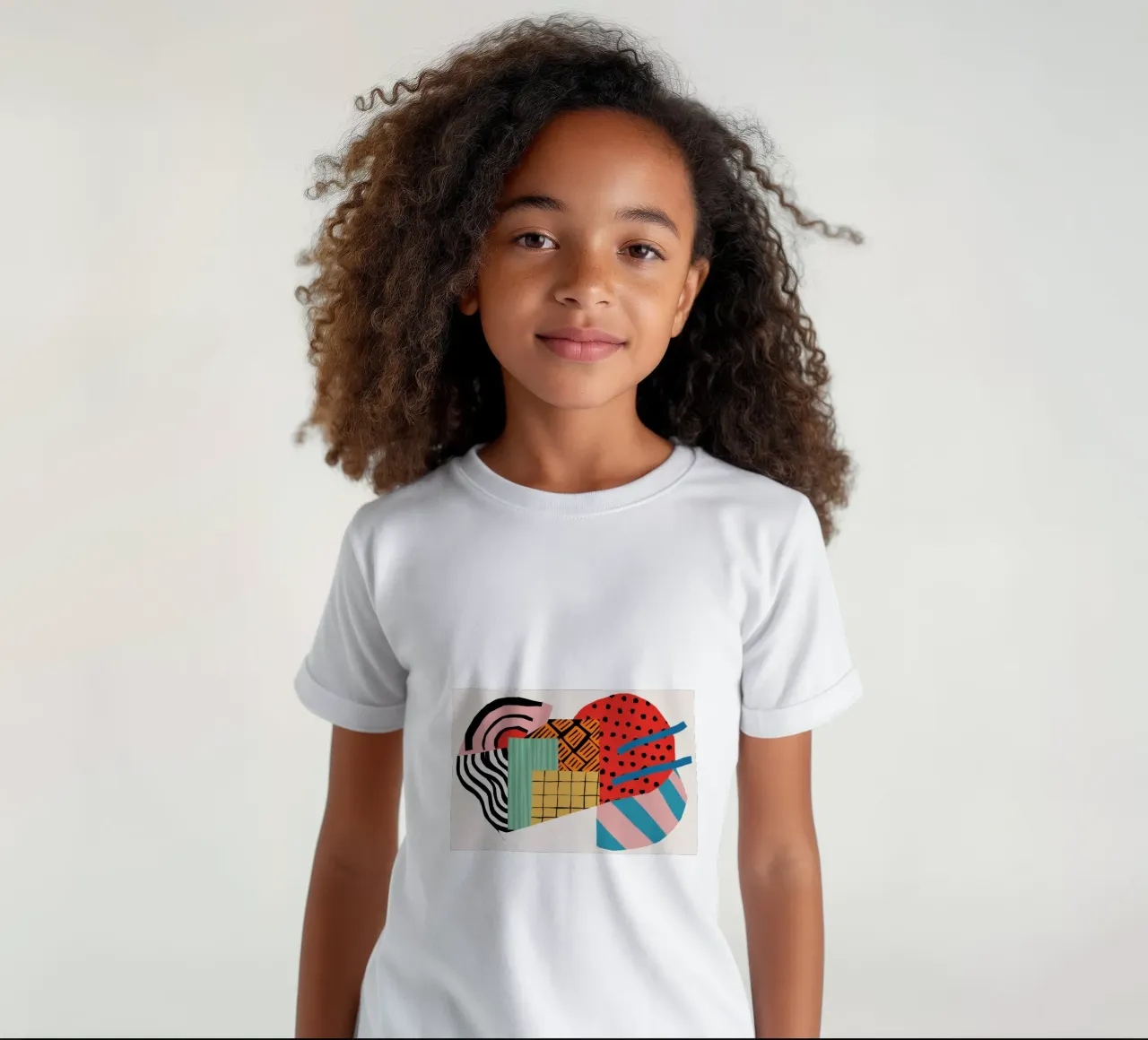 Collisione geometrica ritmica t-shirt bambini da Prism Ritual