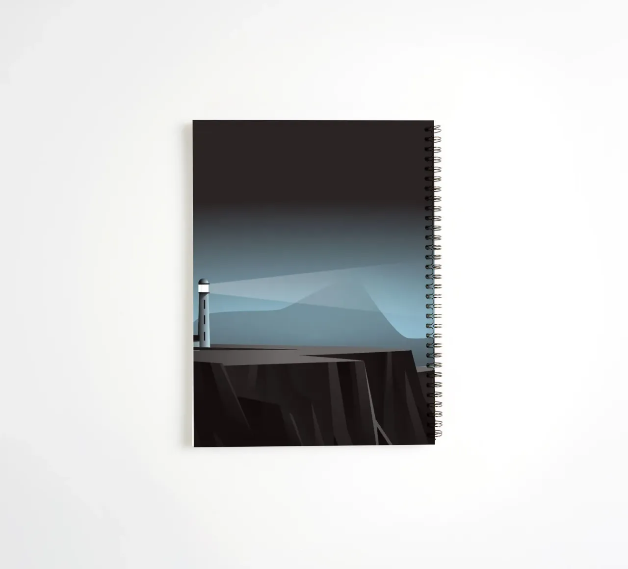 beam light spiral notebook by Histrol